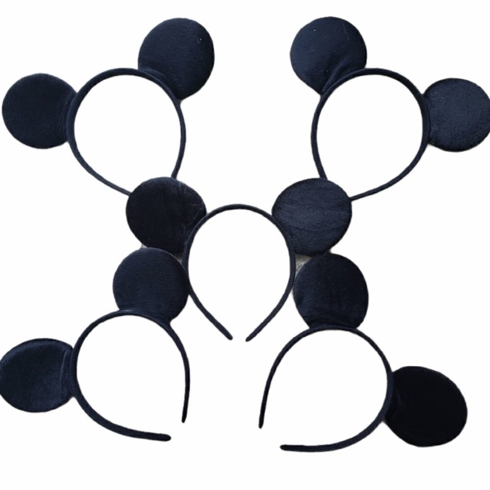 5 Pcs Mickey Mouse Disney Ears Headbands New